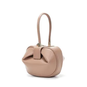 Genuine Leather Luxury Dumplings Handbag