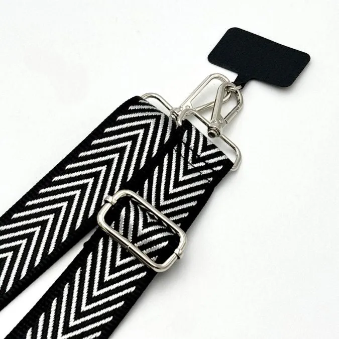 Glitter Stripes Woven Strap