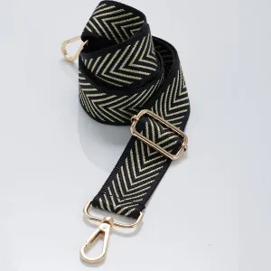 Glitter Stripes Woven Strap