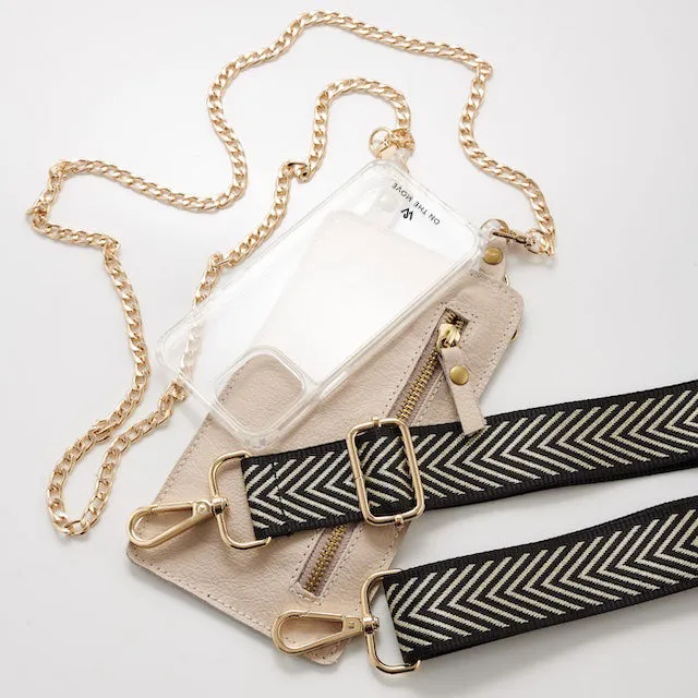 Glitter Stripes Woven Strap