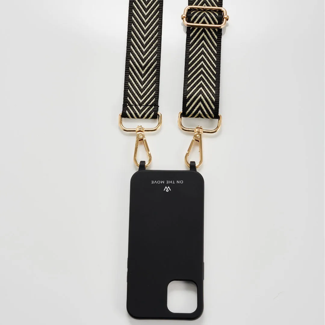 Glitter Stripes Woven Strap
