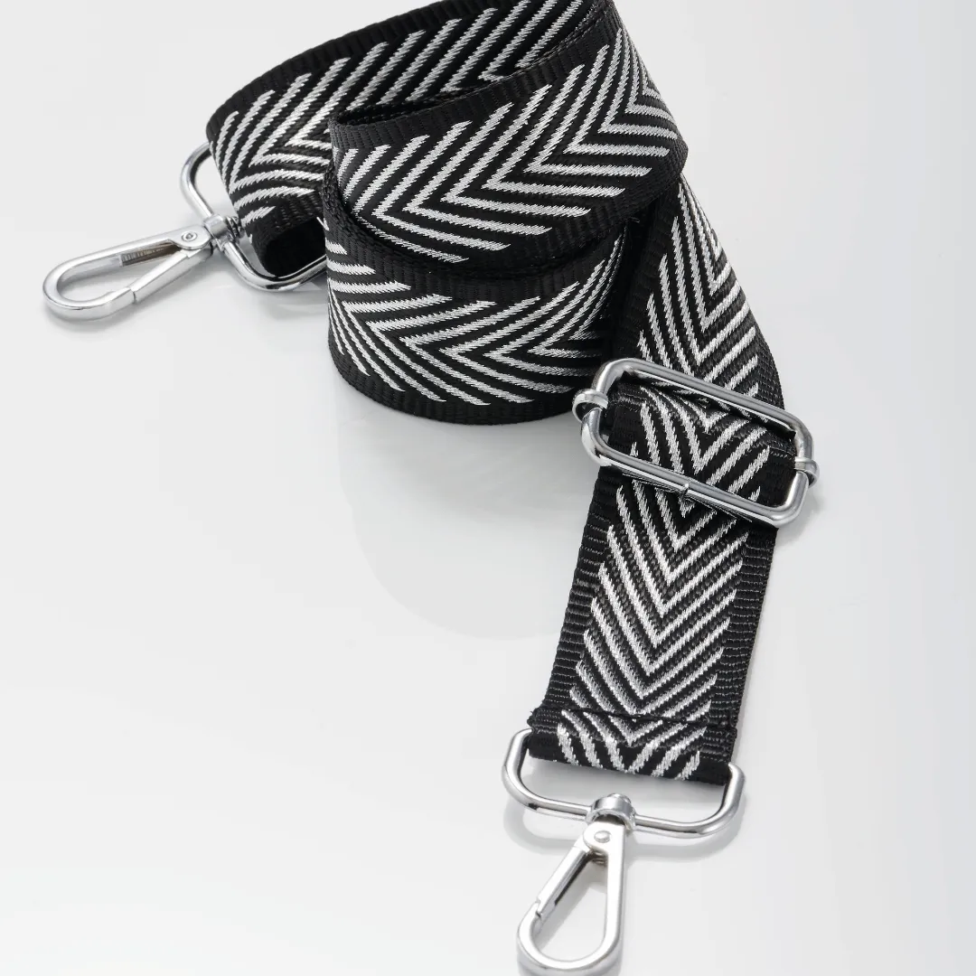 Glitter Stripes Woven Strap
