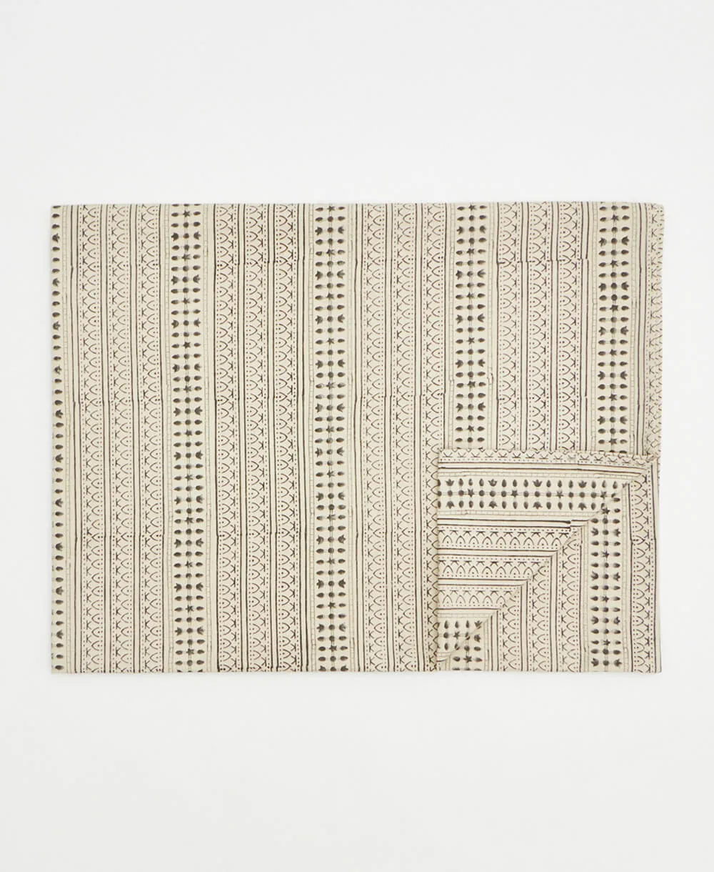 Graphic Block Print Tablecloth