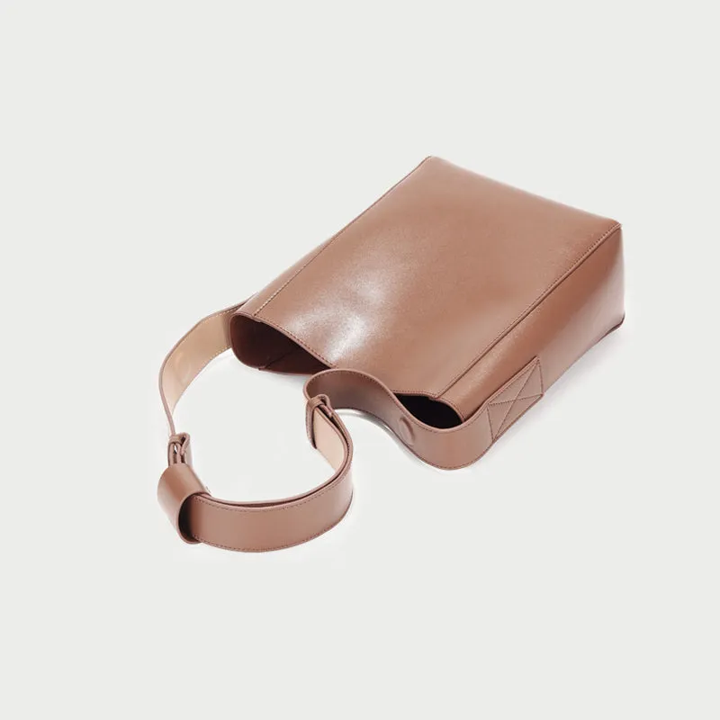 Greek Bucket Bag, Leather Bucket Bag, Greek Leather Bag, Crossbody Bag, Womens Bag, Everyday Bag