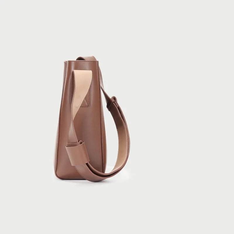 Greek Bucket Bag, Leather Bucket Bag, Greek Leather Bag, Crossbody Bag, Womens Bag, Everyday Bag