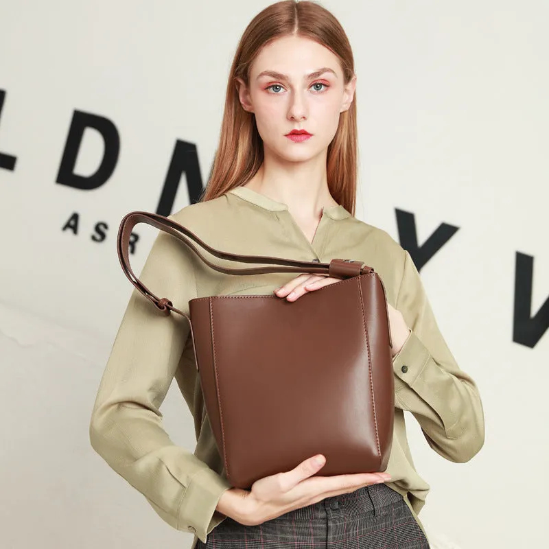 Greek Bucket Bag, Leather Bucket Bag, Greek Leather Bag, Crossbody Bag, Womens Bag, Everyday Bag
