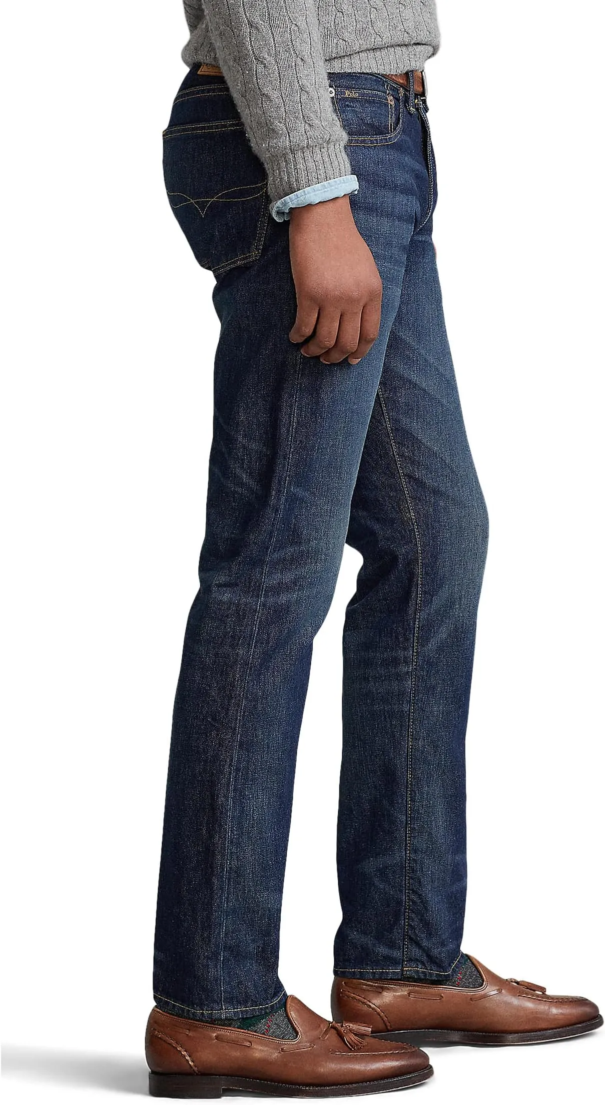 Hampton Relaxed Straight Jean Polo Ralph Lauren in Lightweight Morris