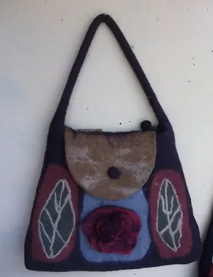 Handmade Wool Felted Handbag