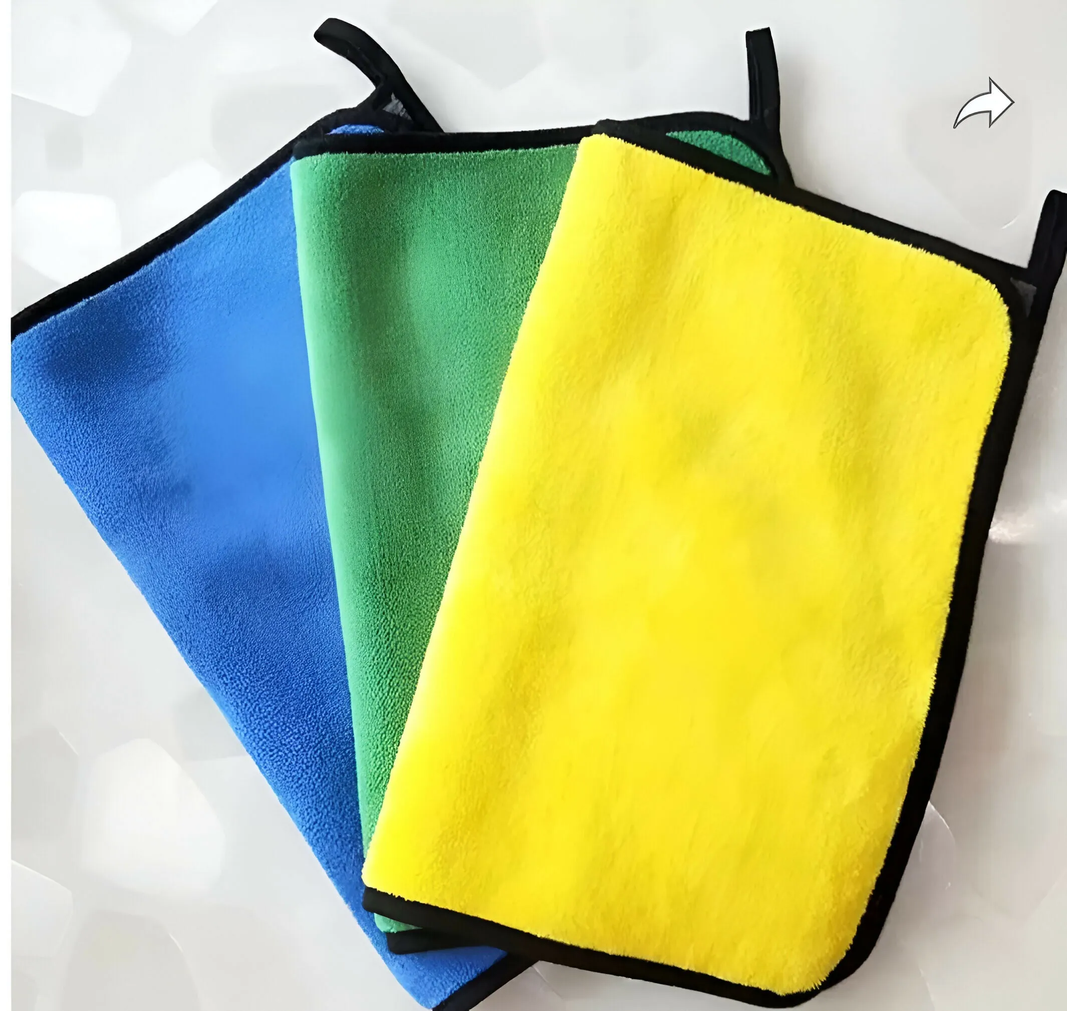 HOMEGLARE Microfiber CAR Cleaning Cloth(40 * 40 Cms , Random Colour , Single Pc)