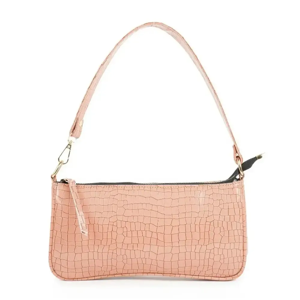 japkaur peach color sling bag for women