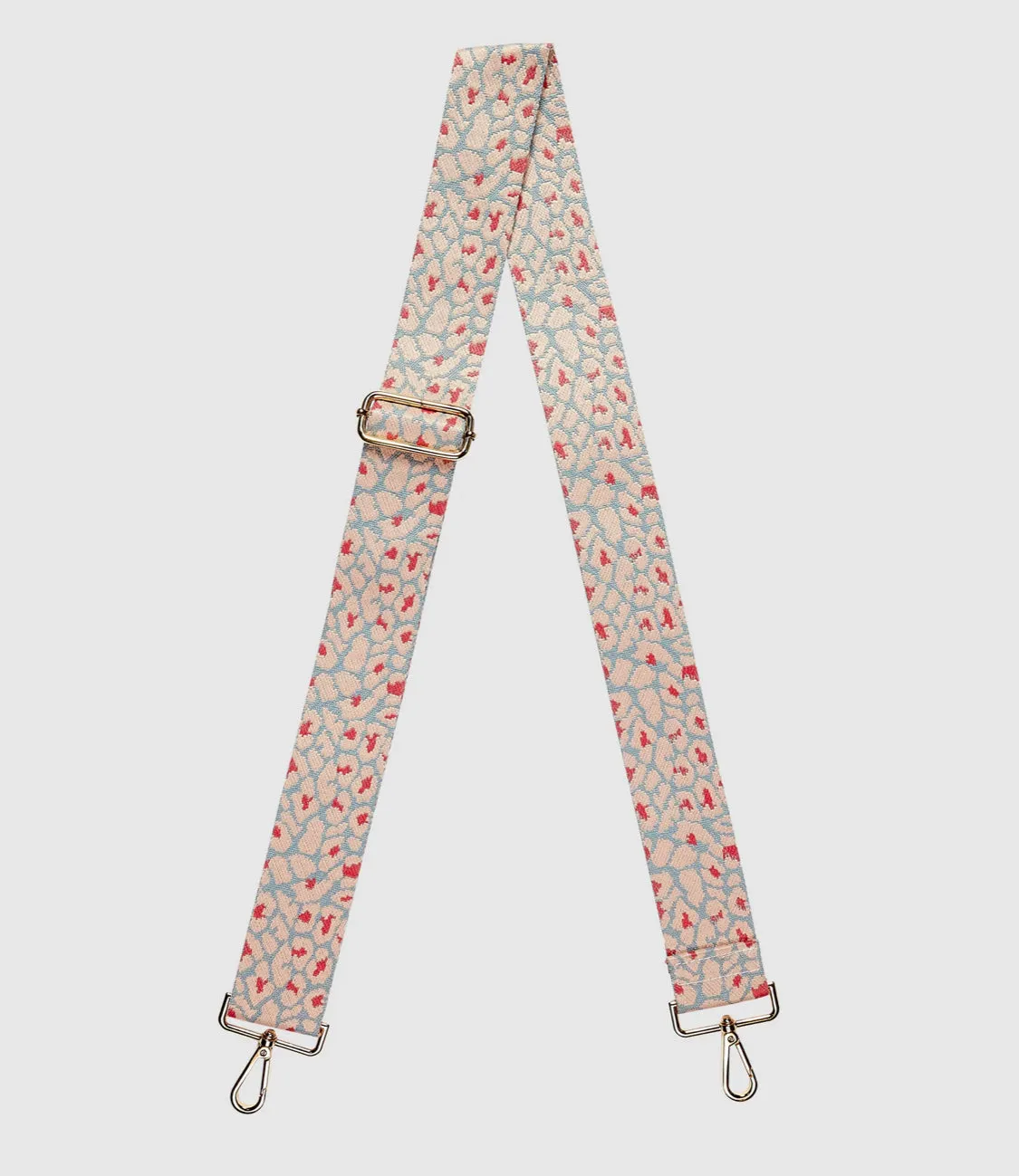 Jazzy Guitar Strap- Poppy Pink
