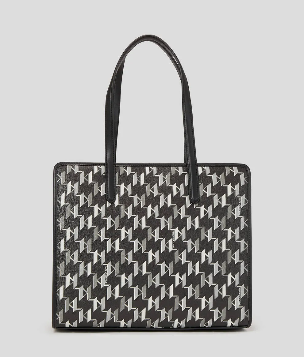 K/IKONIK MONOGRAM LARGE TOTE