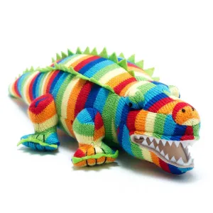 Knitted Stripe Crocodile