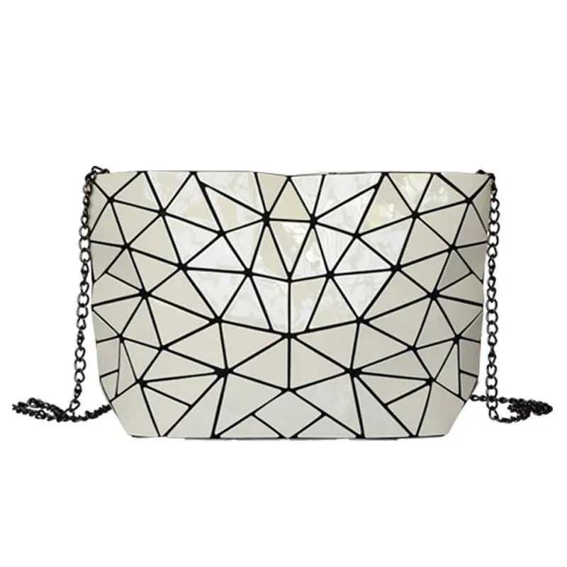 Laser Bag Geometric Chain Shoulder