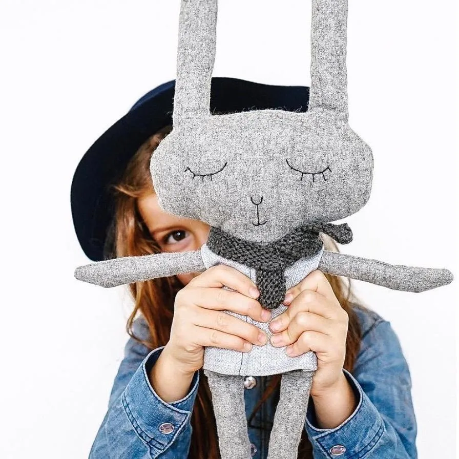 Lloyd The Rabbit - 35 cm Softie - and the little dog laughed
