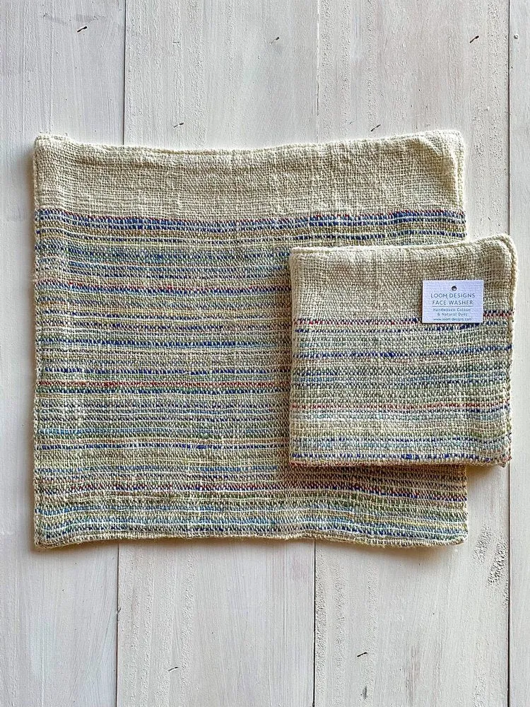 Loom Designs Natural Cotton Face Cloth