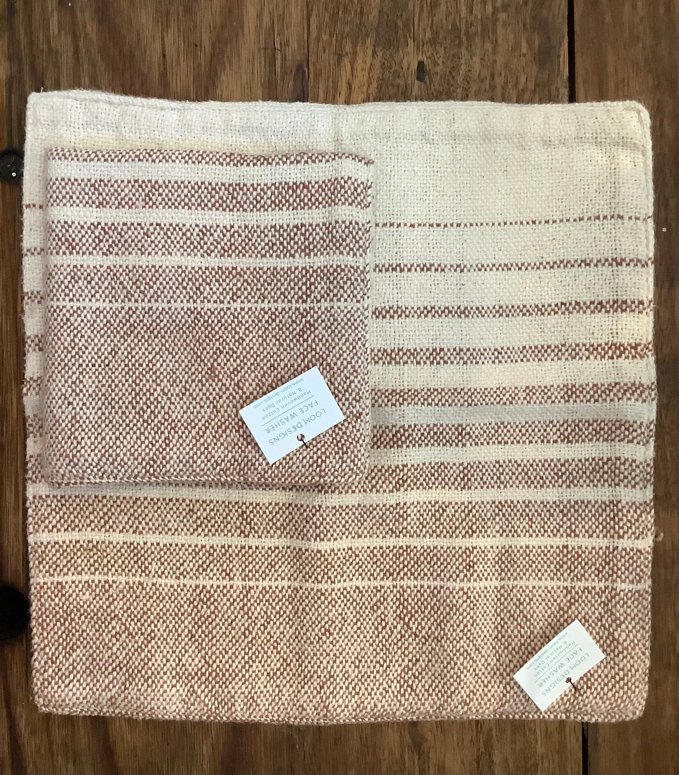 Loom Designs Natural Cotton Face Cloth