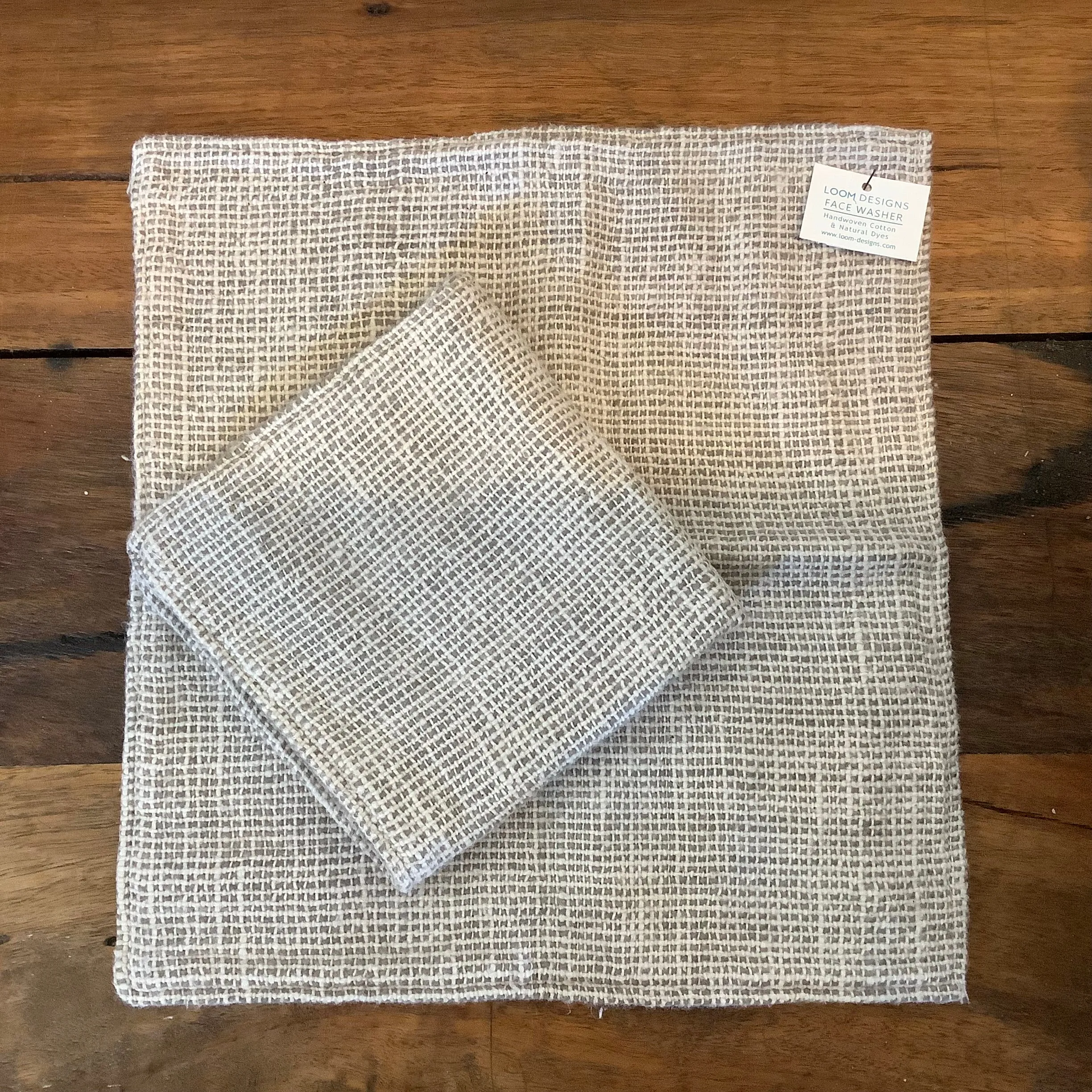 Loom Designs Natural Cotton Face Cloth