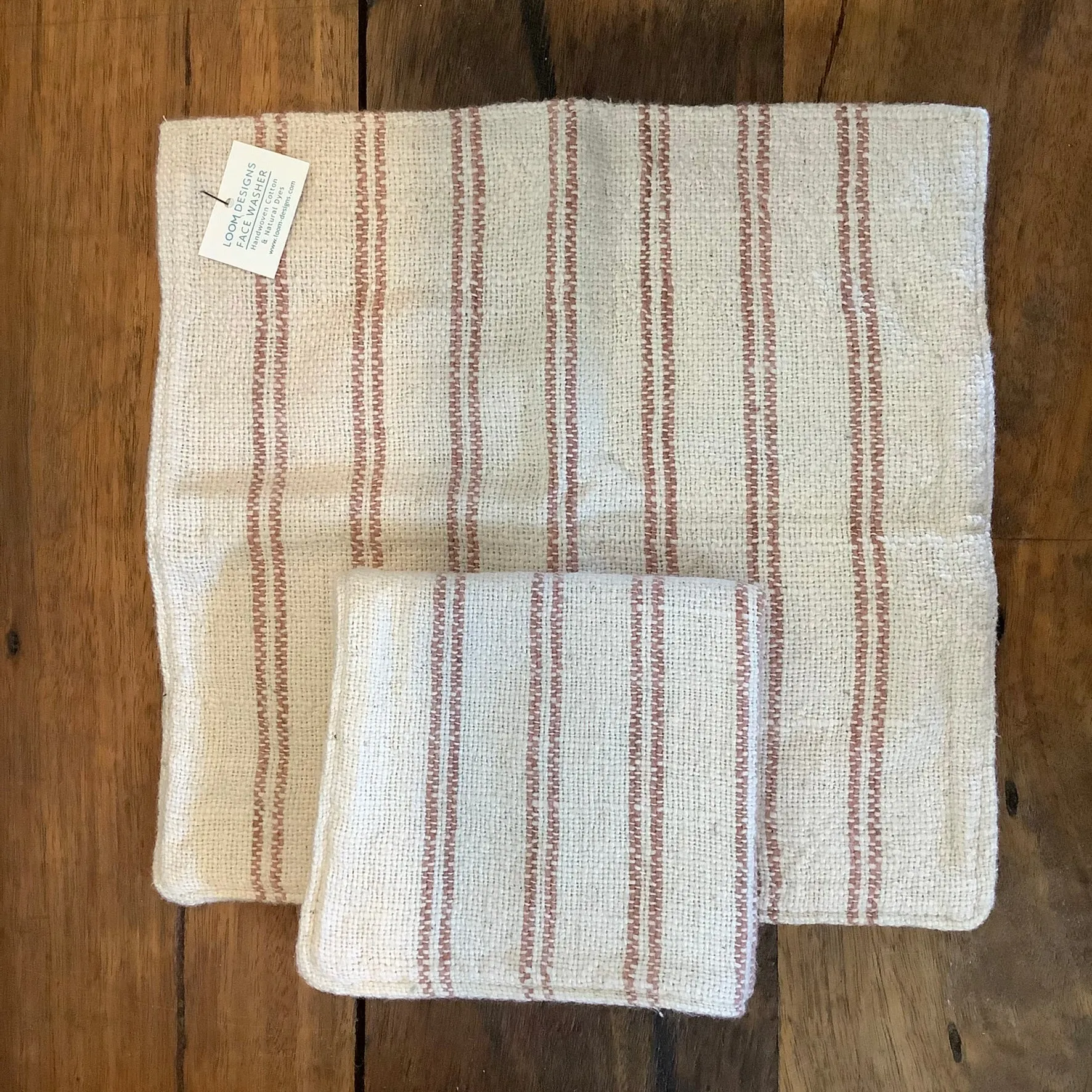 Loom Designs Natural Cotton Face Cloth