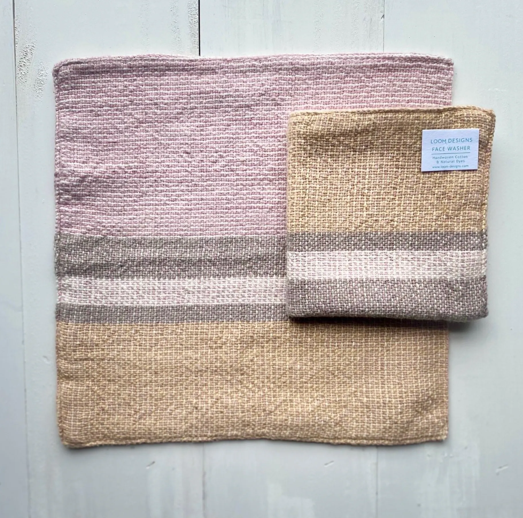 Loom Designs Natural Cotton Face Cloth