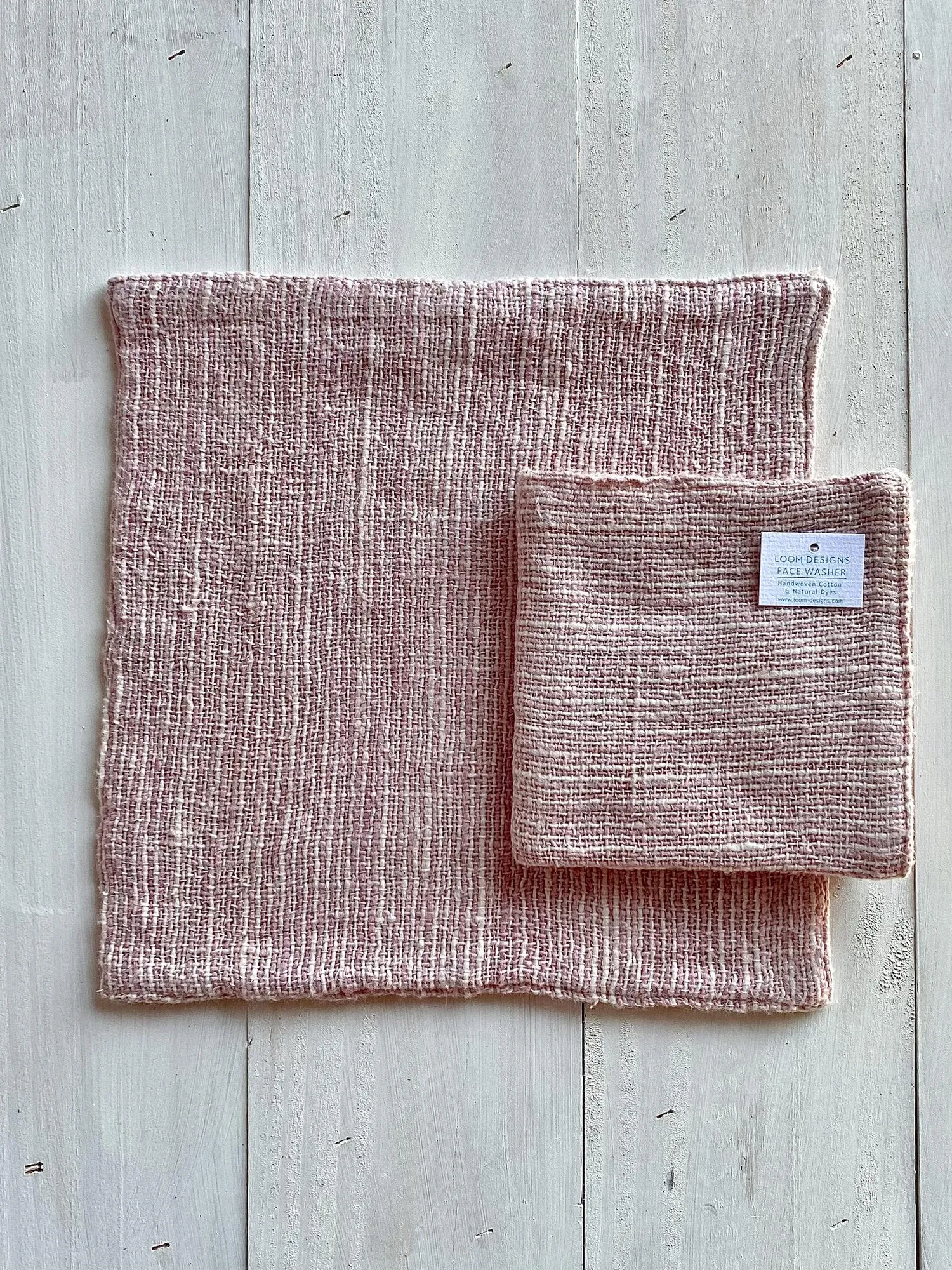 Loom Designs Natural Cotton Face Cloth