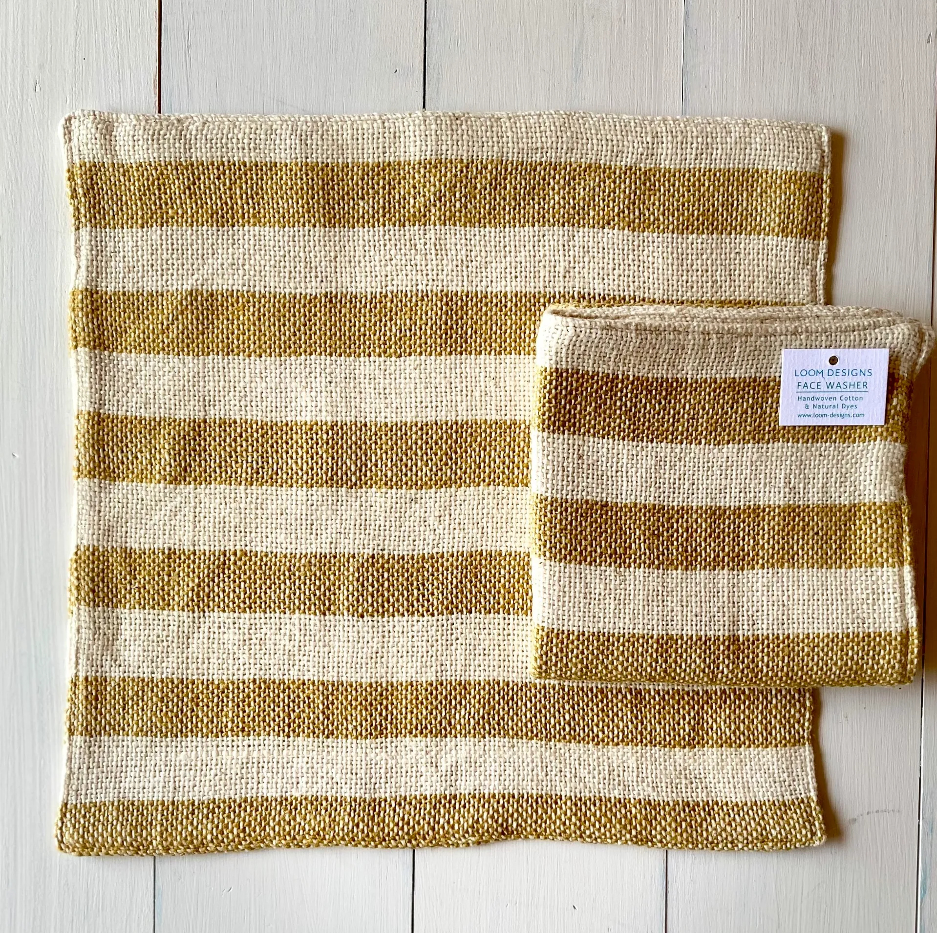 Loom Designs Natural Cotton Face Cloth