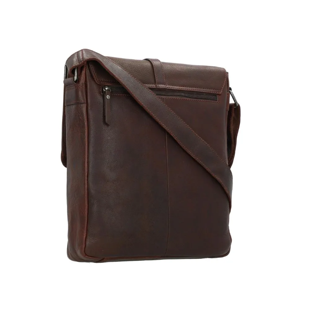 Mens Leather Cross Body Bag