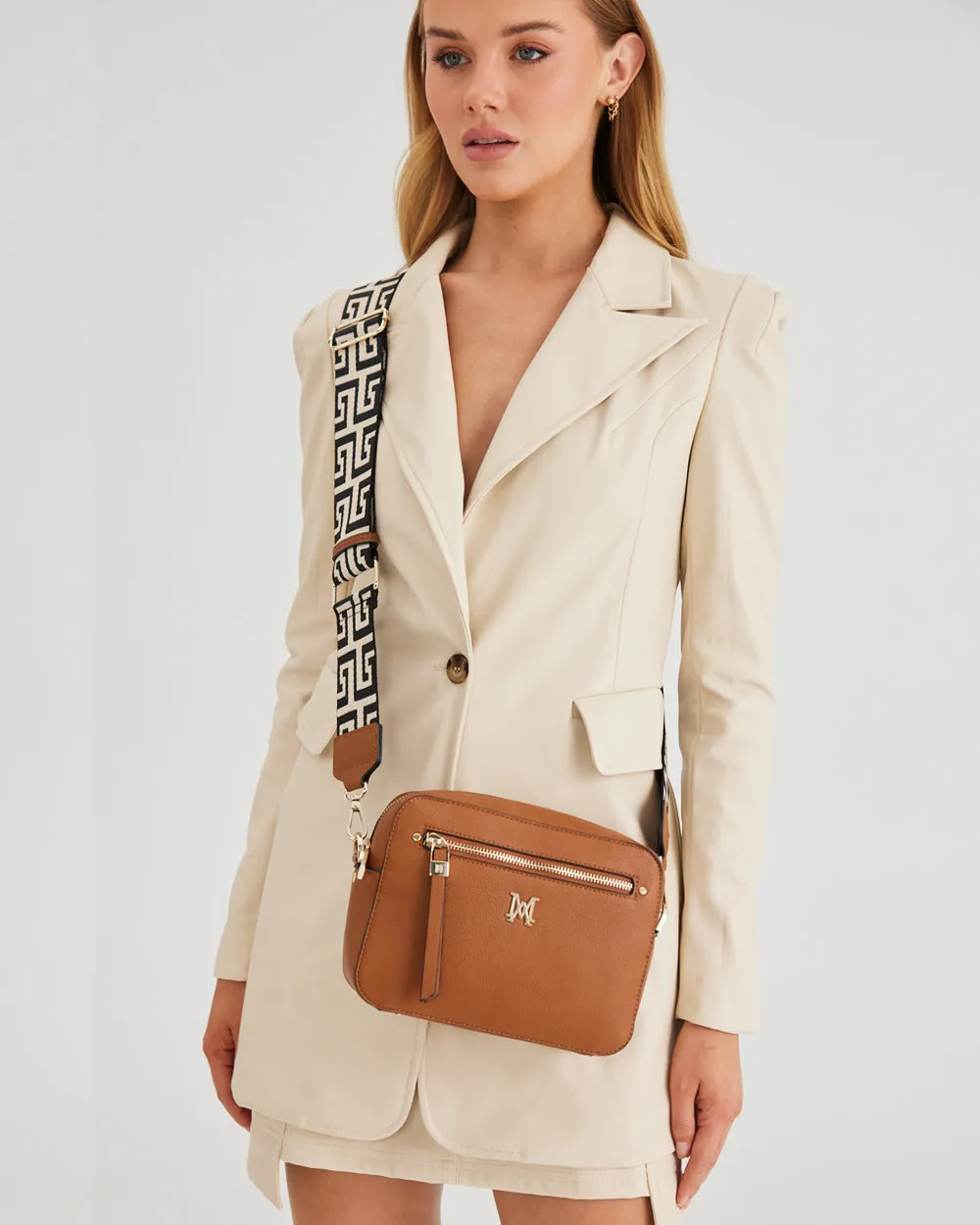 Molly Camera Crossbody Bag   Graphic Bag Strap
