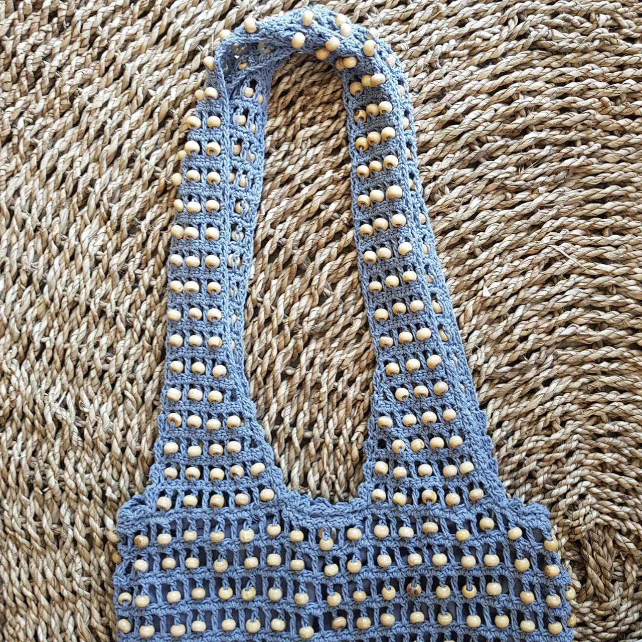 Multi Color Woven Cotton & Bead Macrame Sling Bags