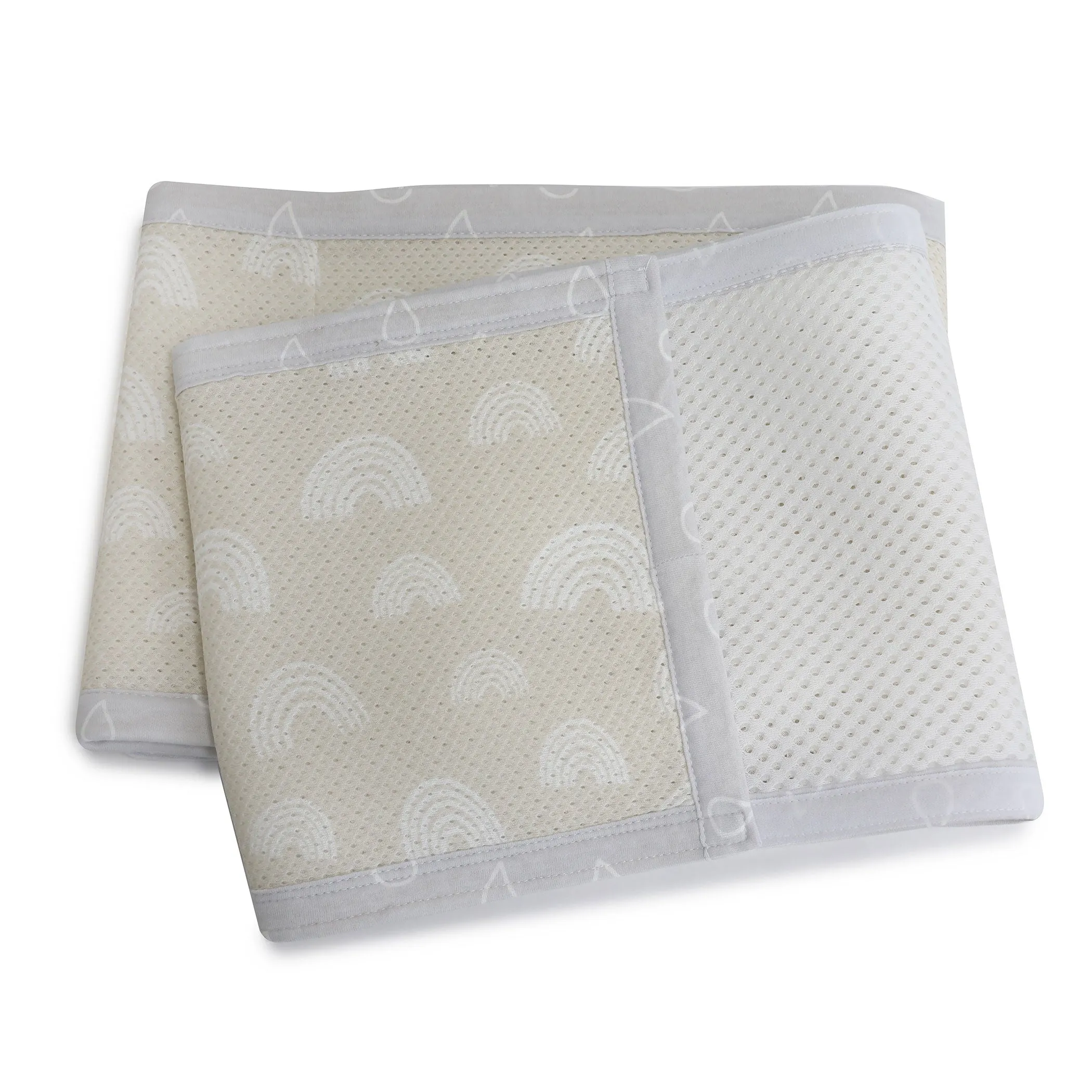 Nordic Breathe Easy® Air  Cot Liner Grey/Sand