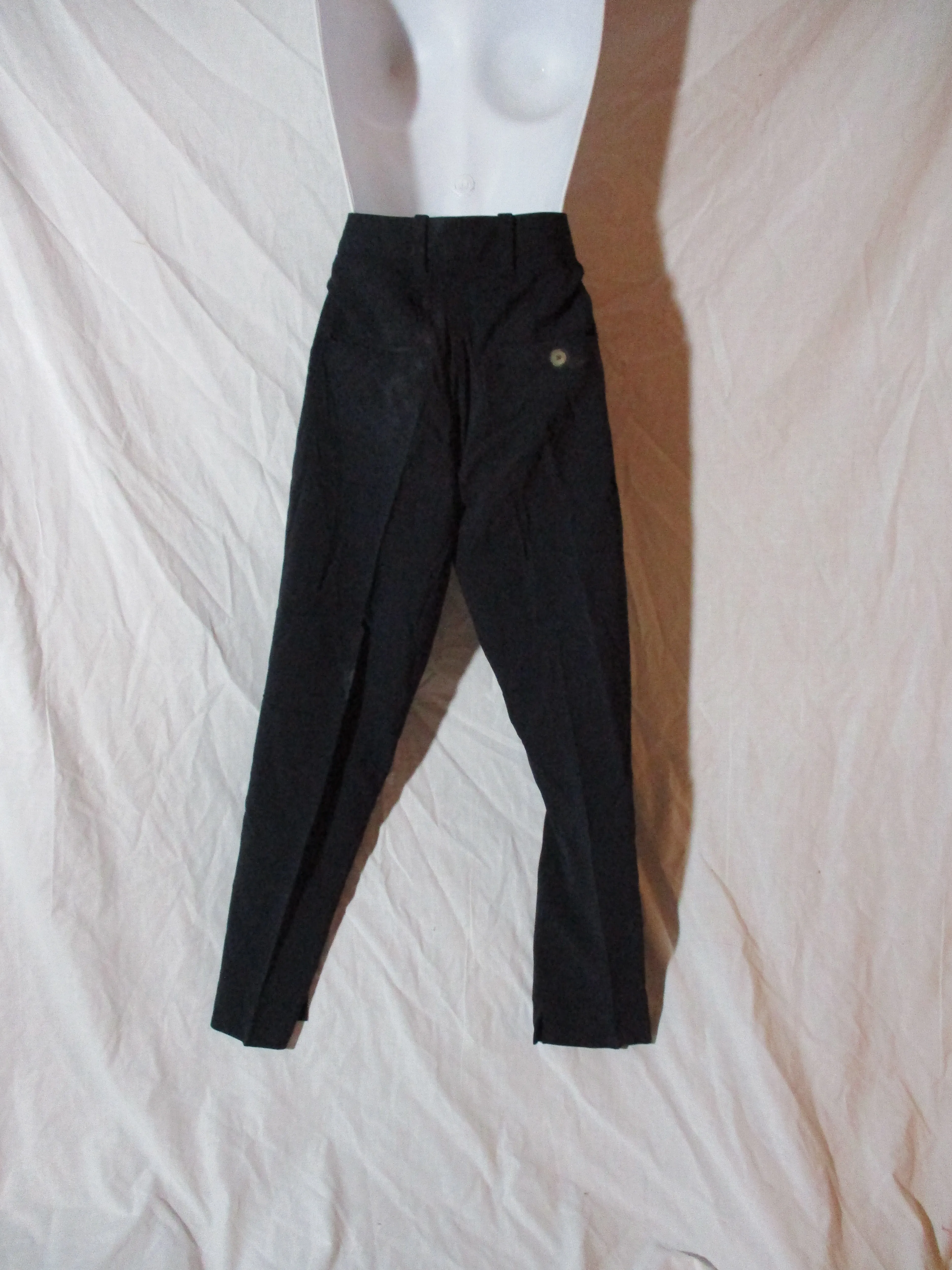 NWT NEW PHILLIP LIM CLASSIC GAB TROUSER Pant 4 NAVY BLUE DAMAGED Womens