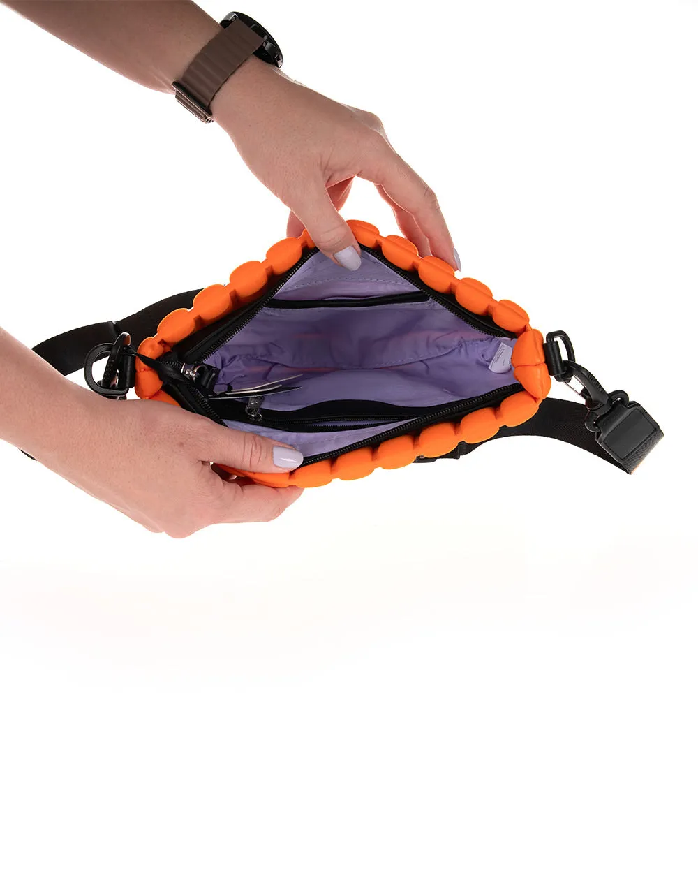 Pepe Moll Alysa Orange Ultra Light Shoulder Bag