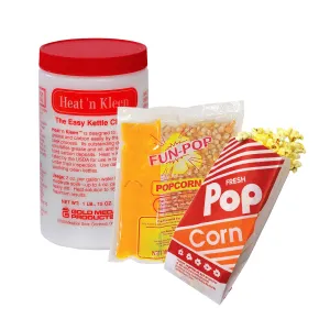 Popcorn Supplies Starter Package for a 4-oz. Popcorn Machine