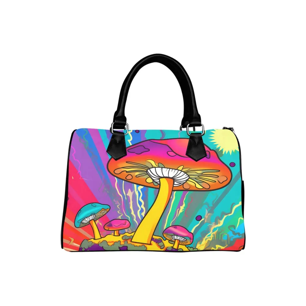Psychedelic Mushies Boston Handbag