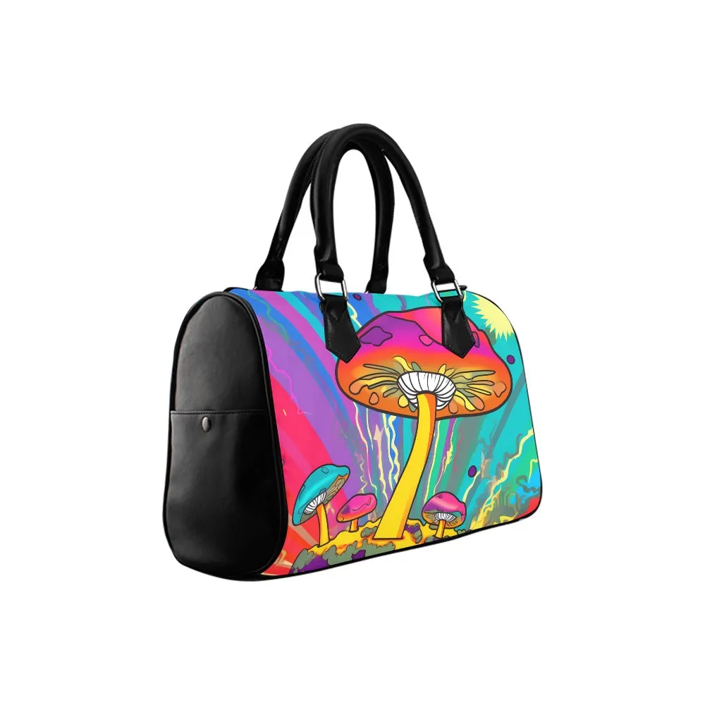 Psychedelic Mushies Boston Handbag