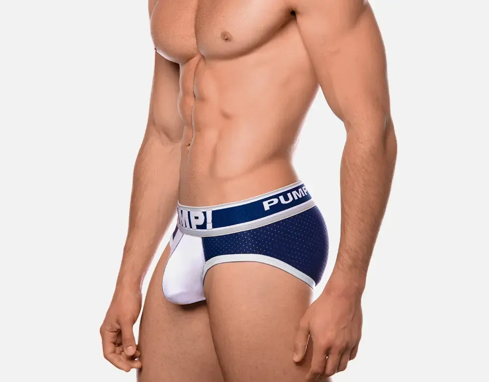 PUMP Touchdown Thunder mesh brief navy