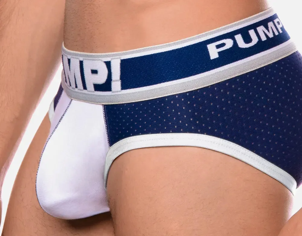 PUMP Touchdown Thunder mesh brief navy