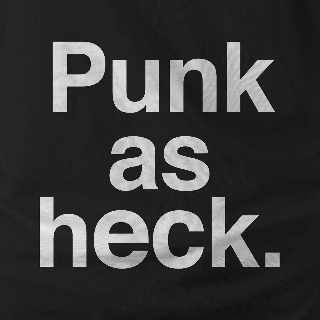 PUNK AS HECK - Plain text - Tote Bag