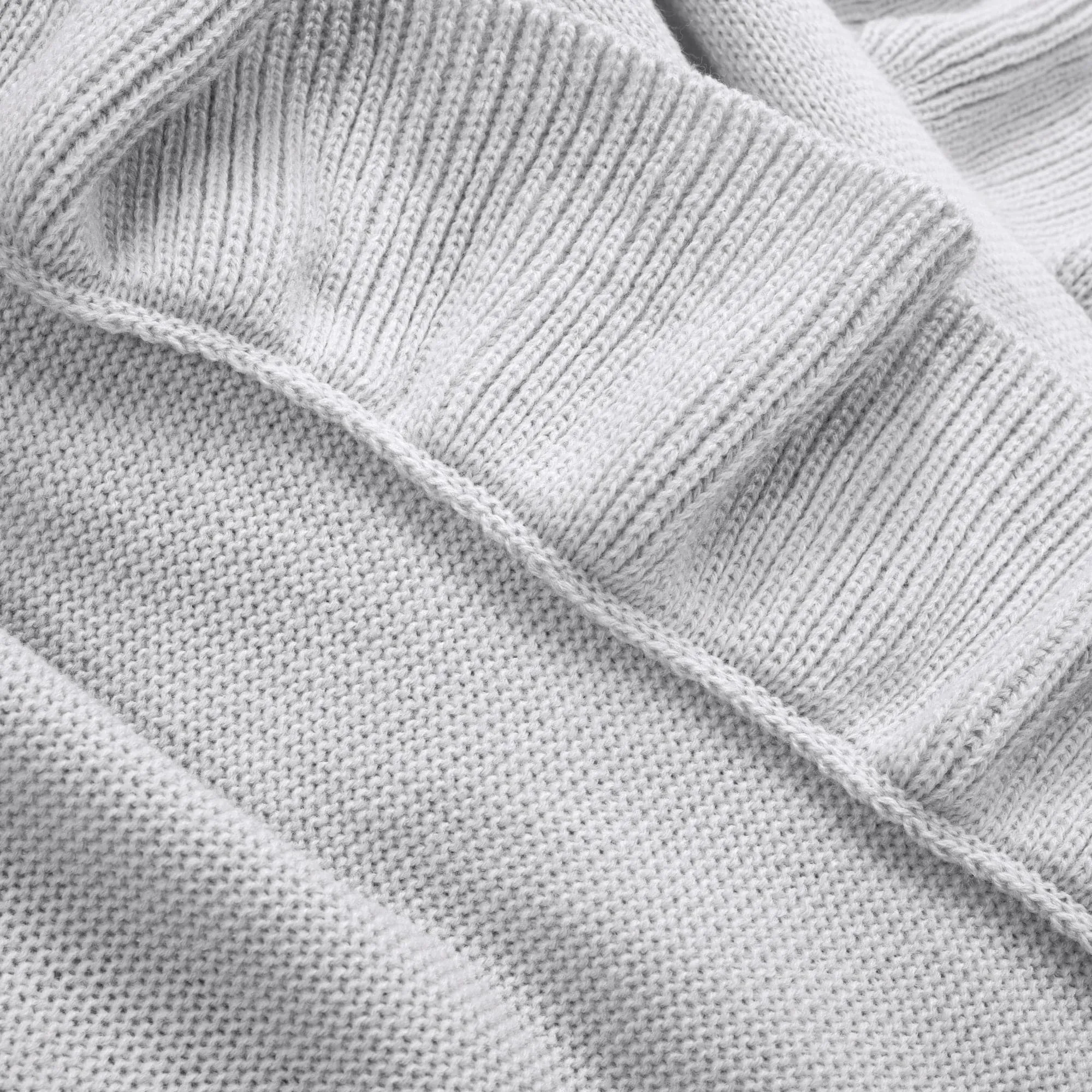 Reyna Soft Knitted Ruffle Baby Blanket