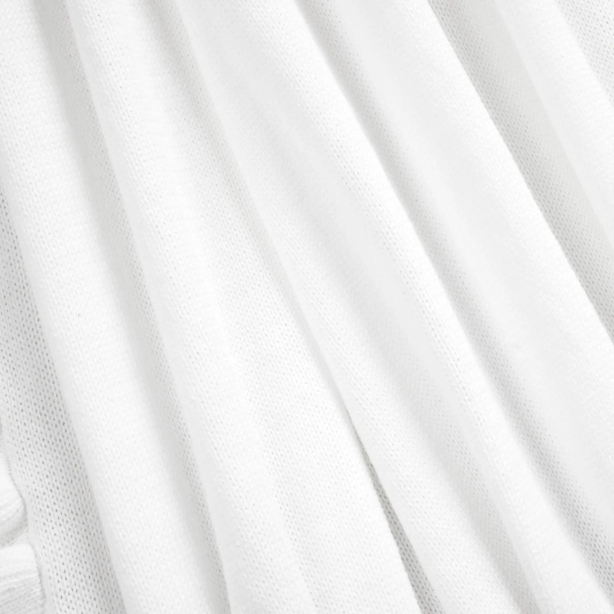 Reyna Soft Knitted Ruffle Baby Blanket