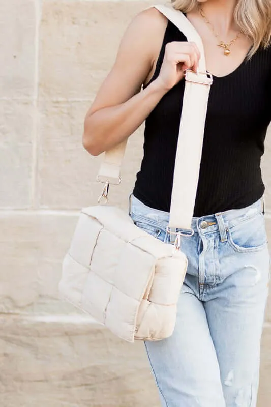 Romy Fold-Over Puffer Crossbody Bag Plus Pouch