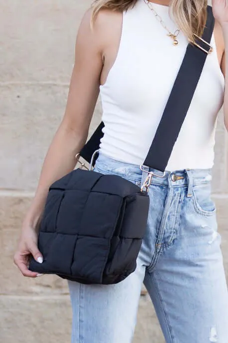 Romy Fold-Over Puffer Crossbody Bag Plus Pouch