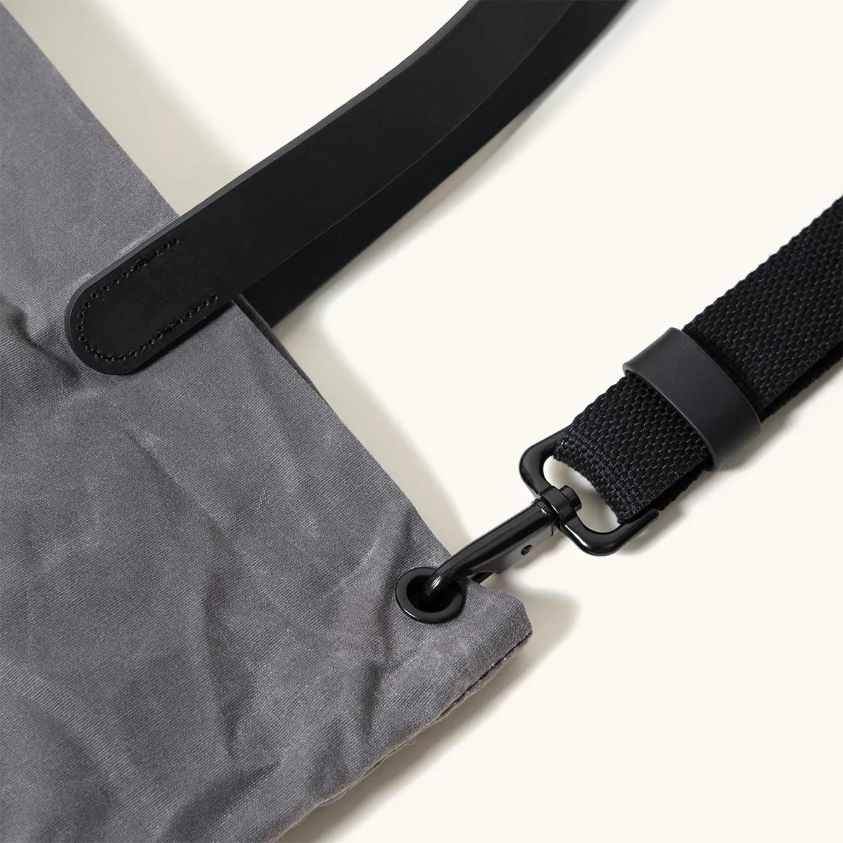 Simple Tote - Slate Grey (Waxed Canvas)