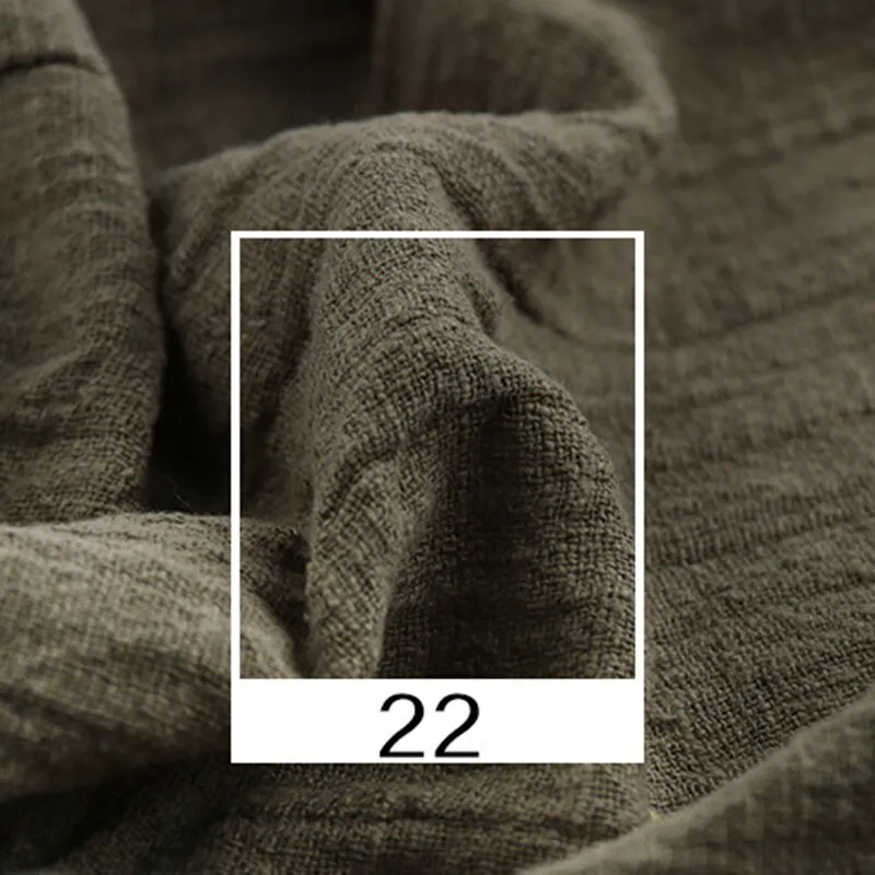 Soft Linen Cotton Fabric for Sewing and DIY Handmade Projects