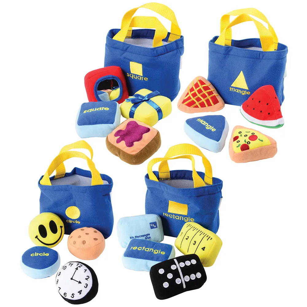 Soft Shape-Sorting Bags | 20-Piece Early Learning Set