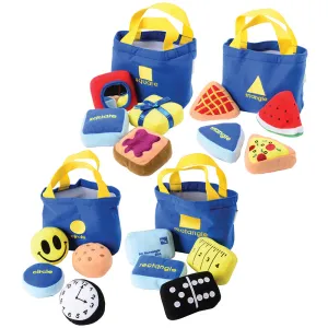 Soft Shape-Sorting Bags | 20-Piece Early Learning Set
