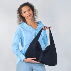 Soft suede buckle strap bag wholesale