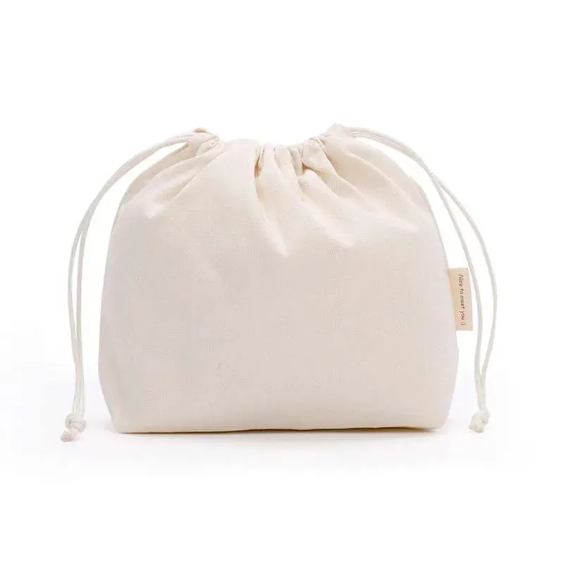Solid Travel Storage Drawstring Bag