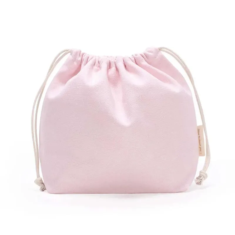 Solid Travel Storage Drawstring Bag