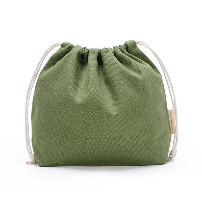 Solid Travel Storage Drawstring Bag